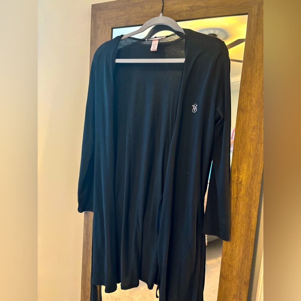 Victoria’s Secret Black Robe, XS